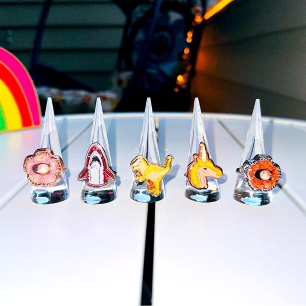 Sephora x COACH statement rings